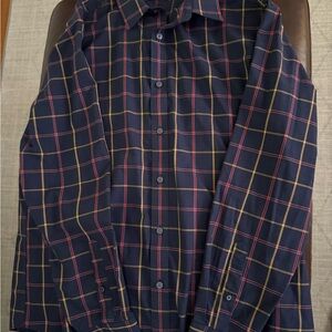 UNTUCKit Men's Red and Blue Plaid Shirts